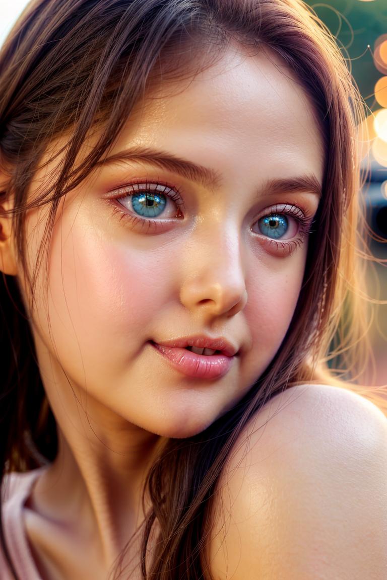 subtle beauty close up