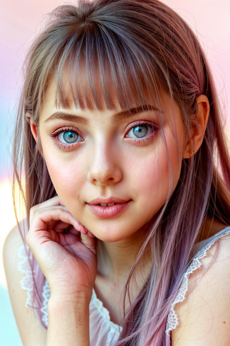 delicate tone emotional face