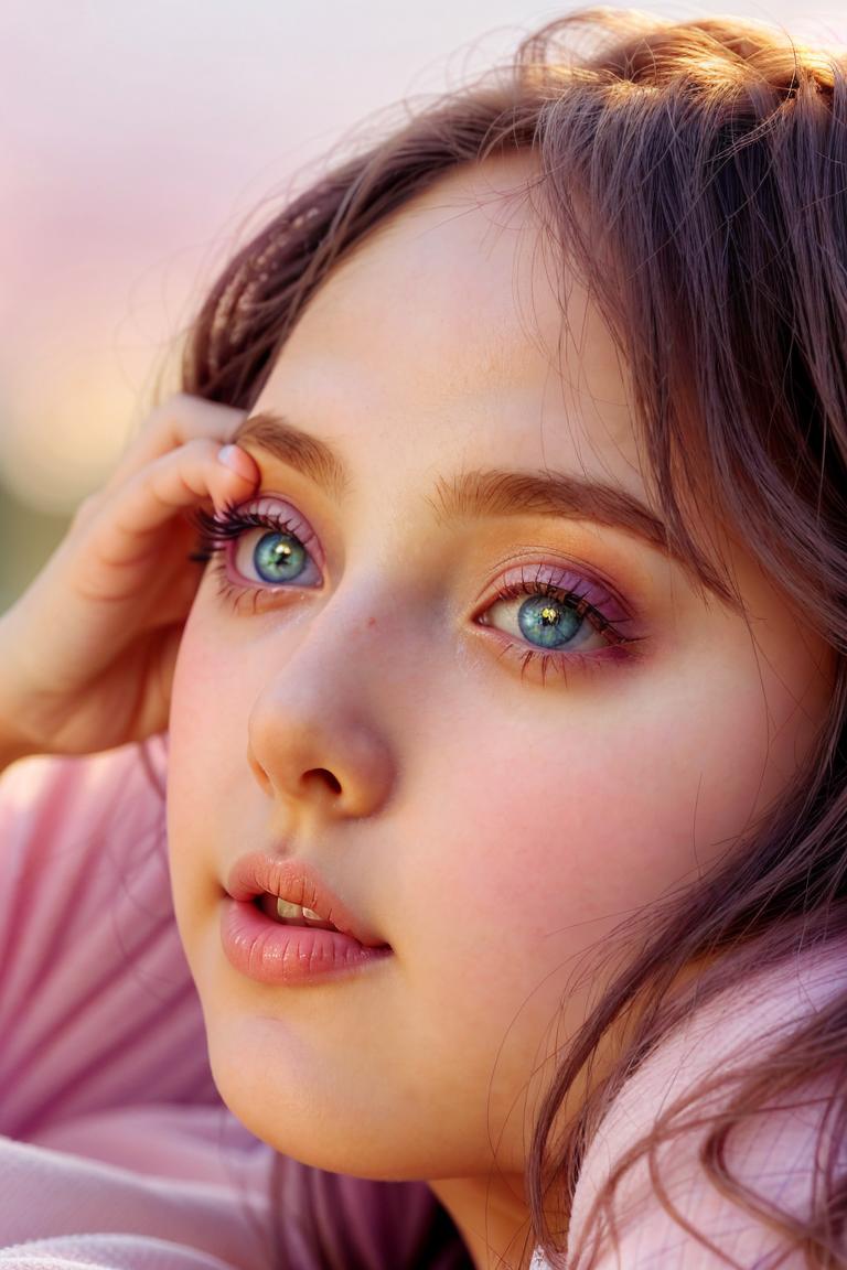 dreamy atmosphere girl photo