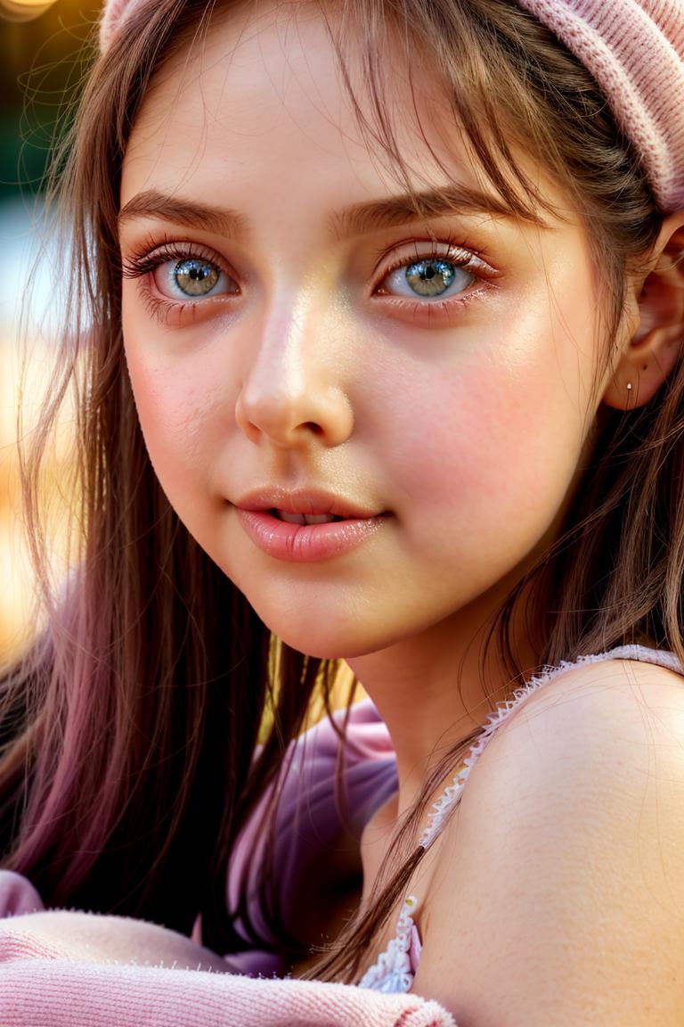 pastel tone soft woman shoot