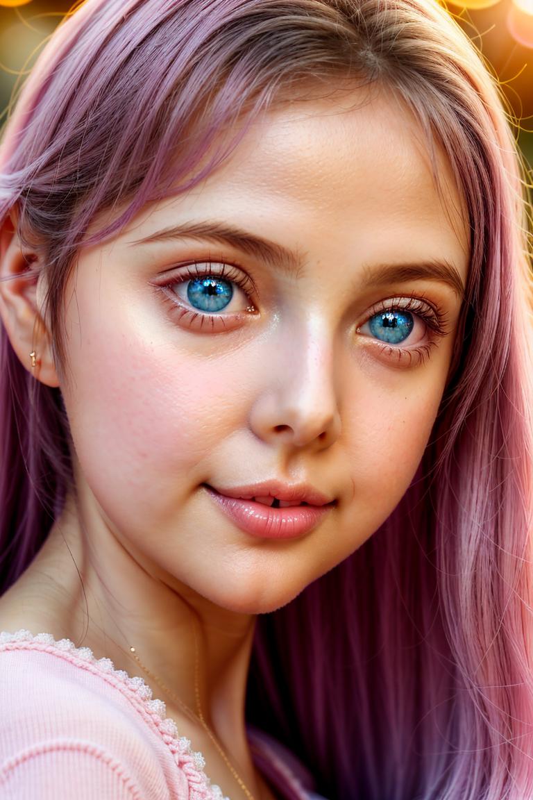 subtle beauty close up