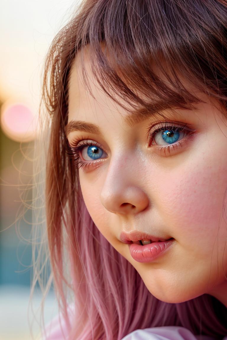 subtle beauty close up