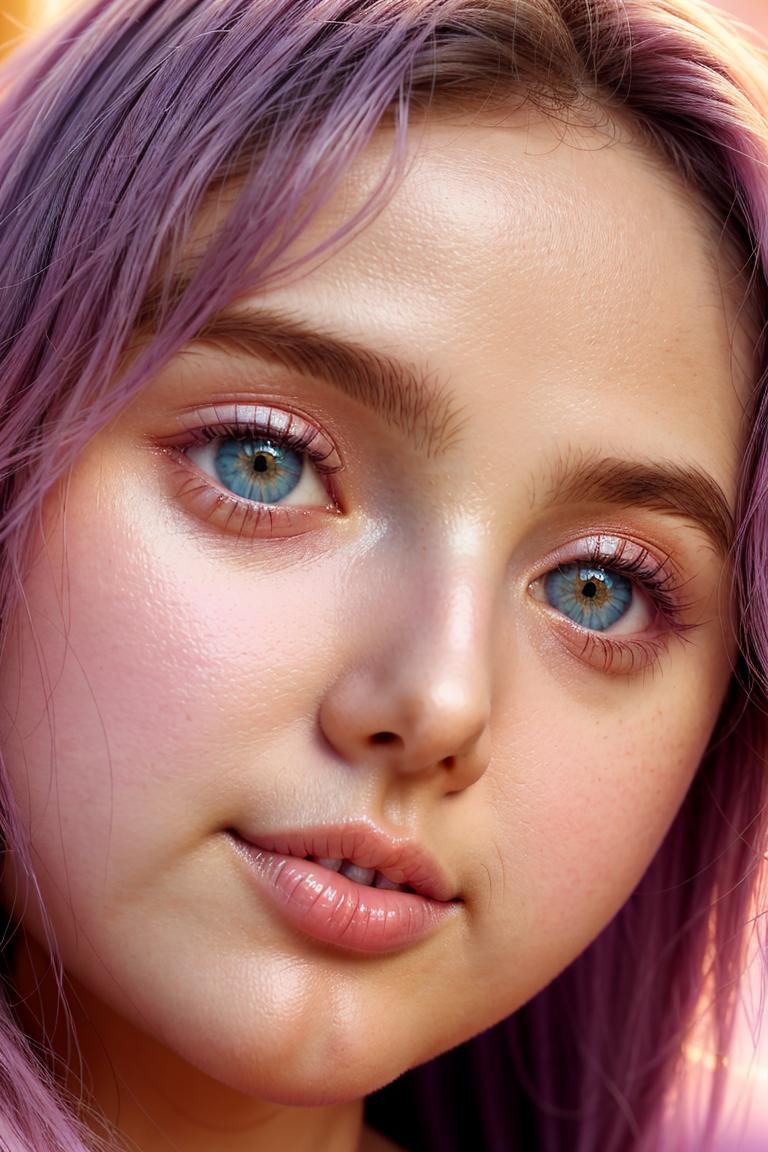 subtle beauty close up