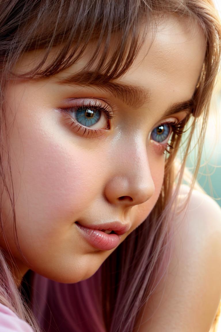 delicate tone emotional face