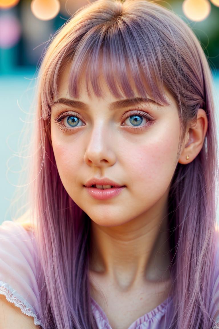 dreamy atmosphere girl photo