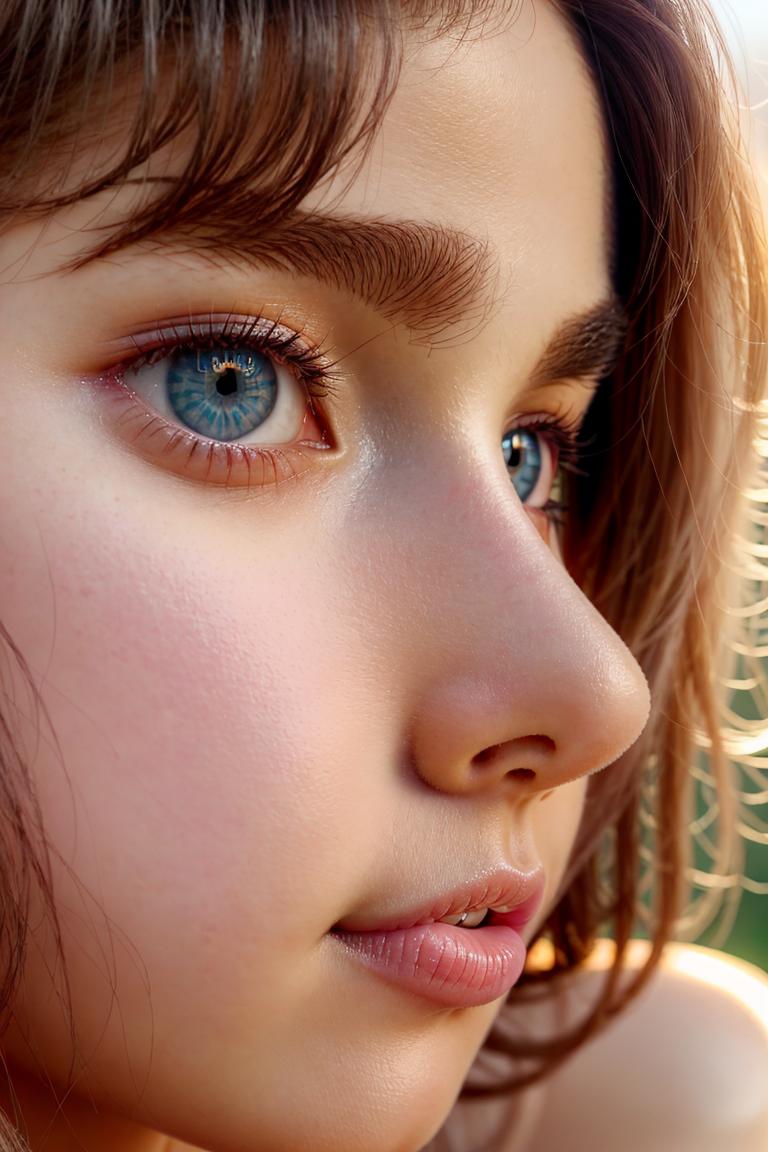 light skin airy background