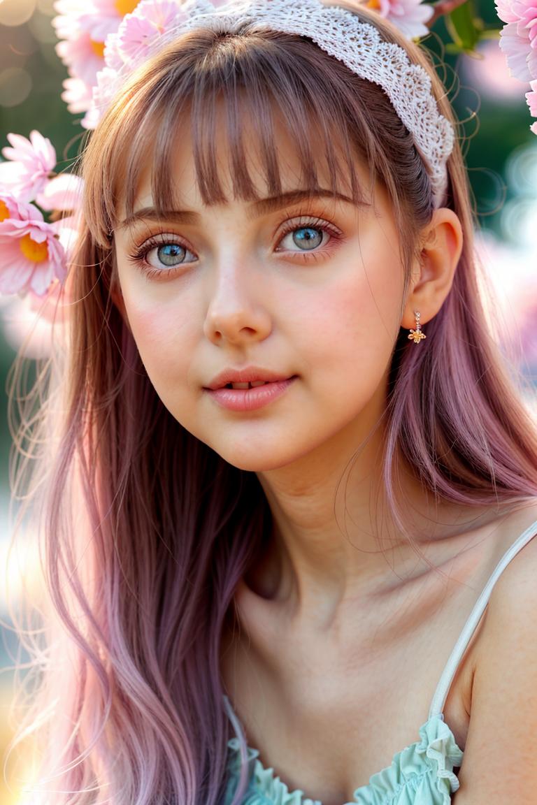 subtle beauty close up