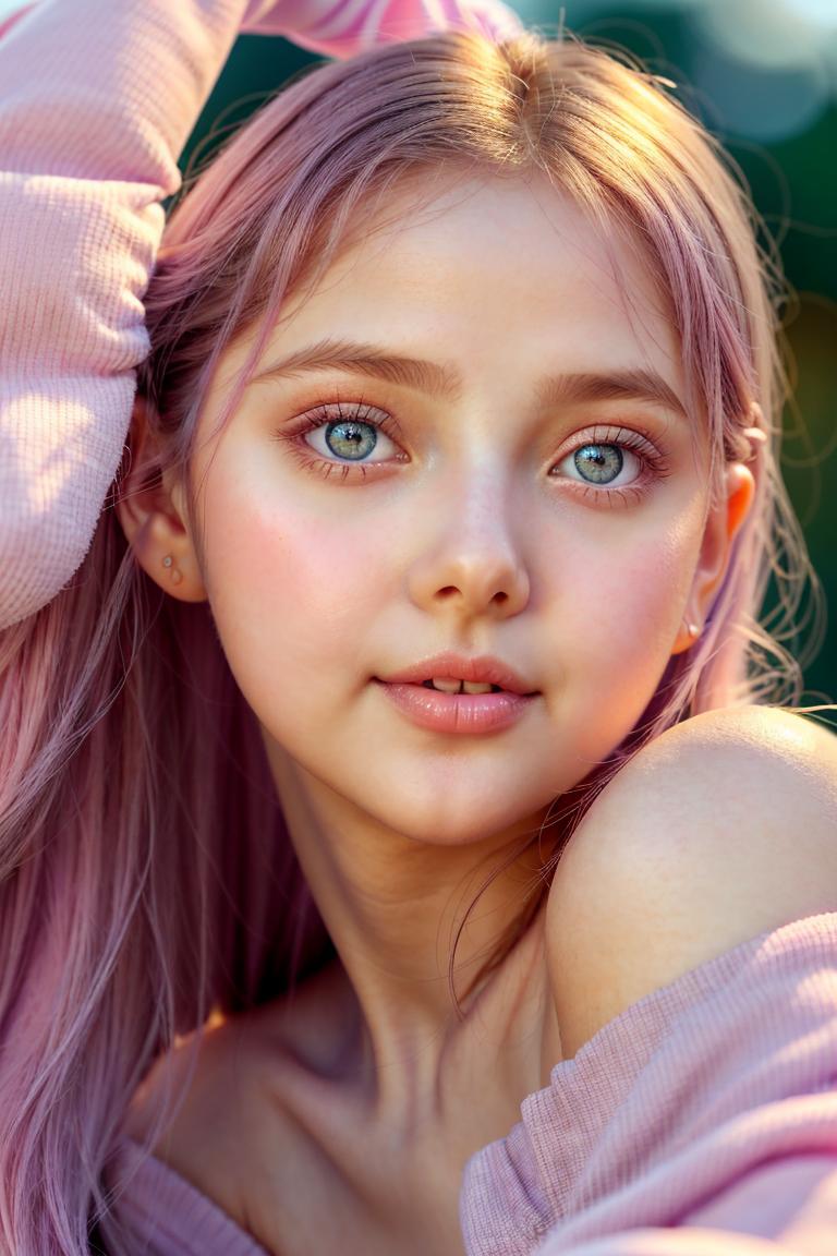 pastel tone soft woman shoot