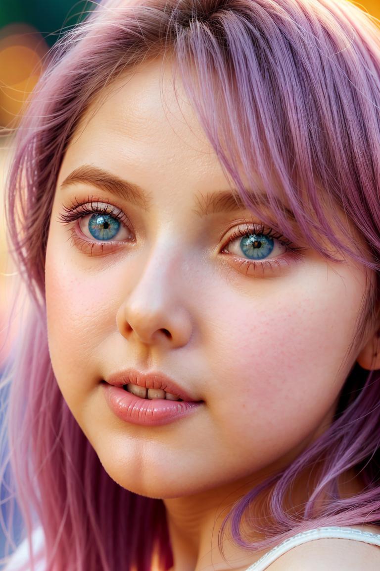 subtle beauty close up