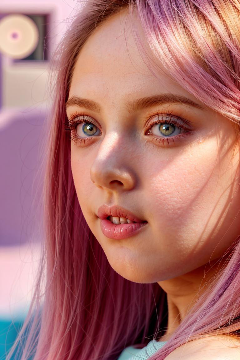 subtle beauty close up