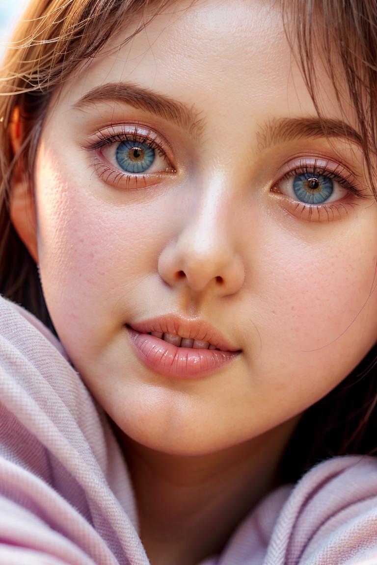 subtle beauty close up