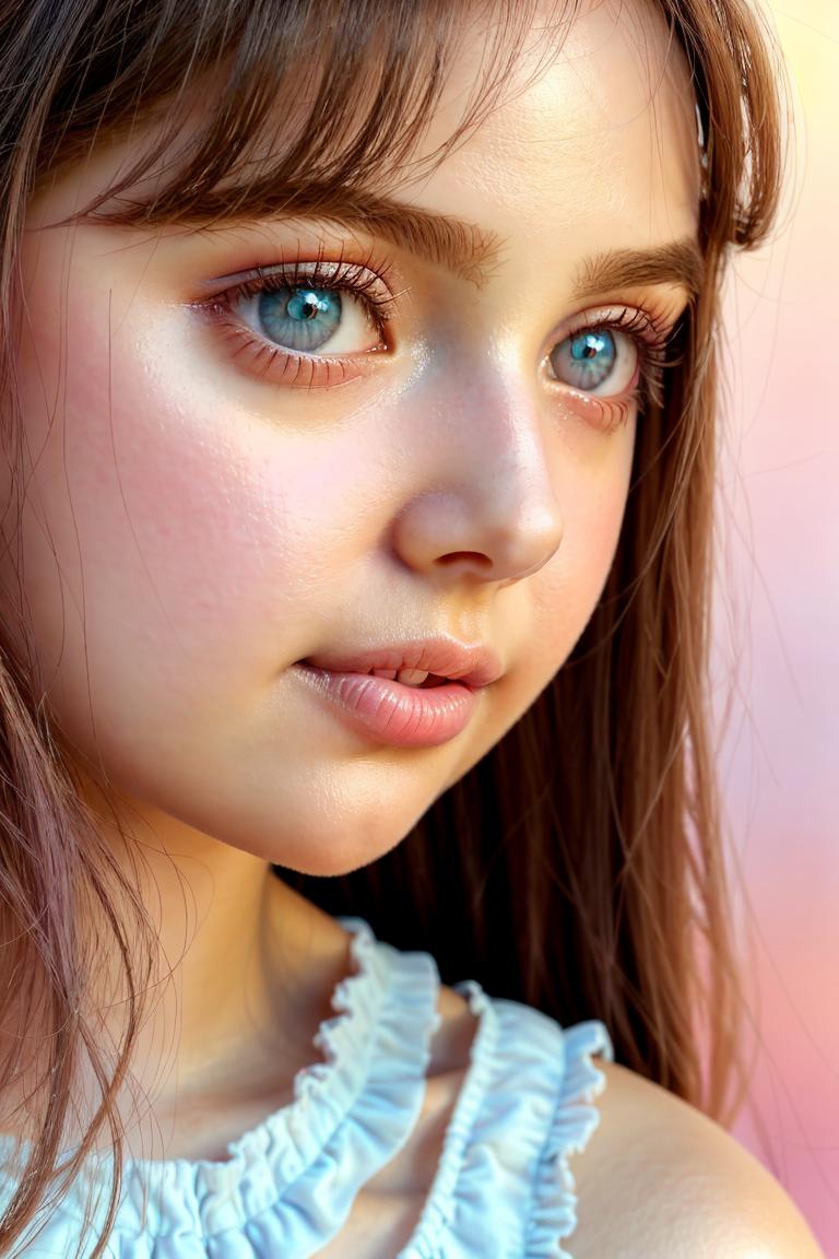 delicate tone emotional face