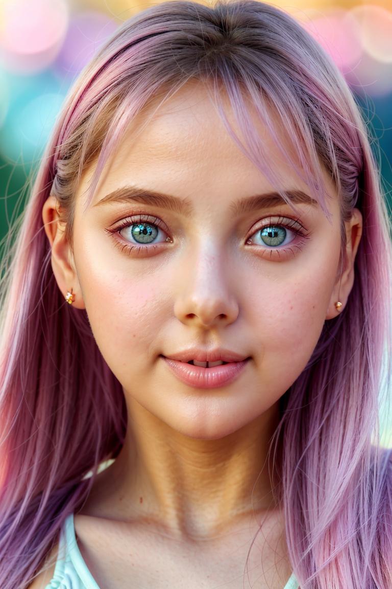 dreamy atmosphere girl photo