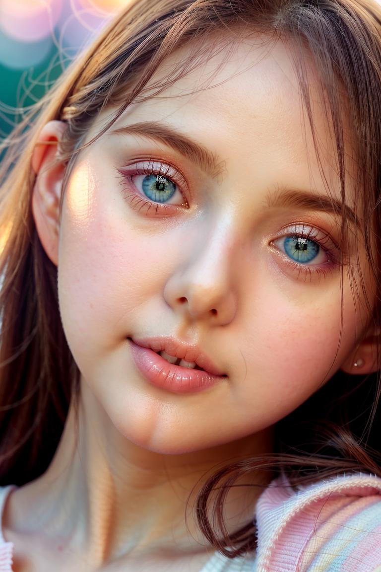 subtle beauty close up