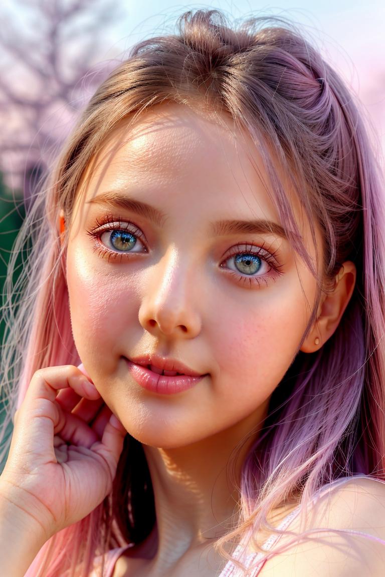 dreamy atmosphere girl photo