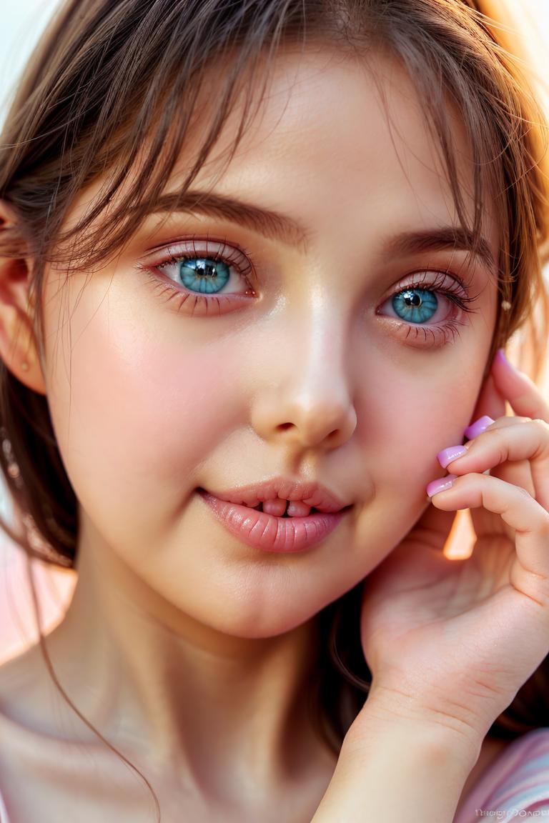 soft light female portrait