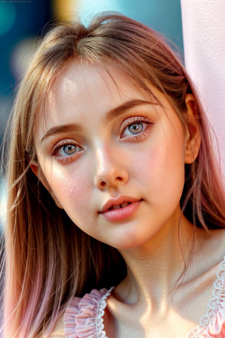 dreamy atmosphere girl photo