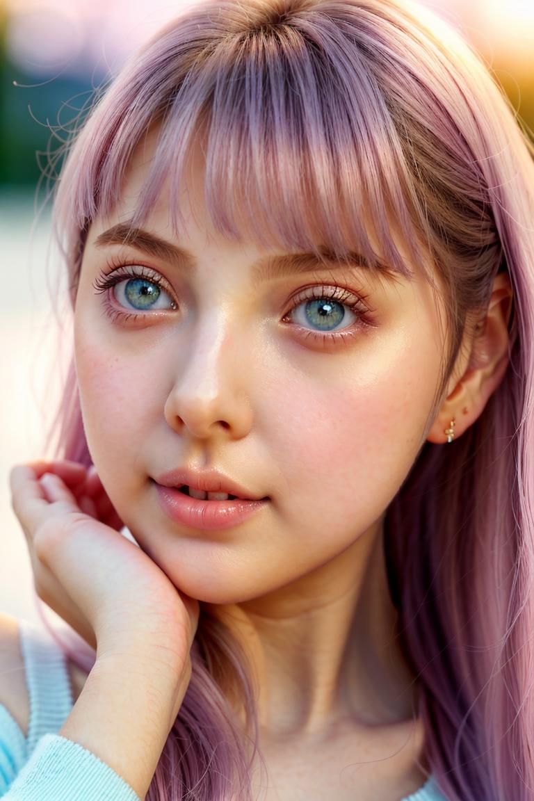 dreamy atmosphere girl photo