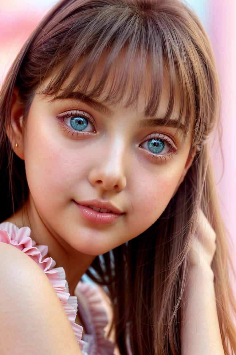 pastel tone soft woman shoot