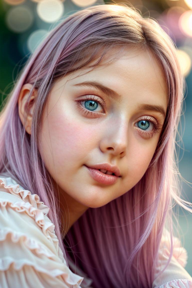 subtle beauty close up