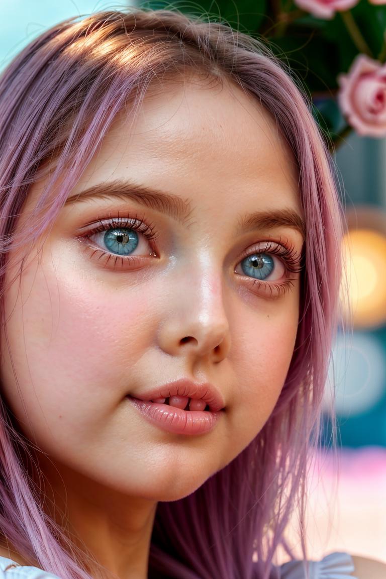 dreamy atmosphere girl photo