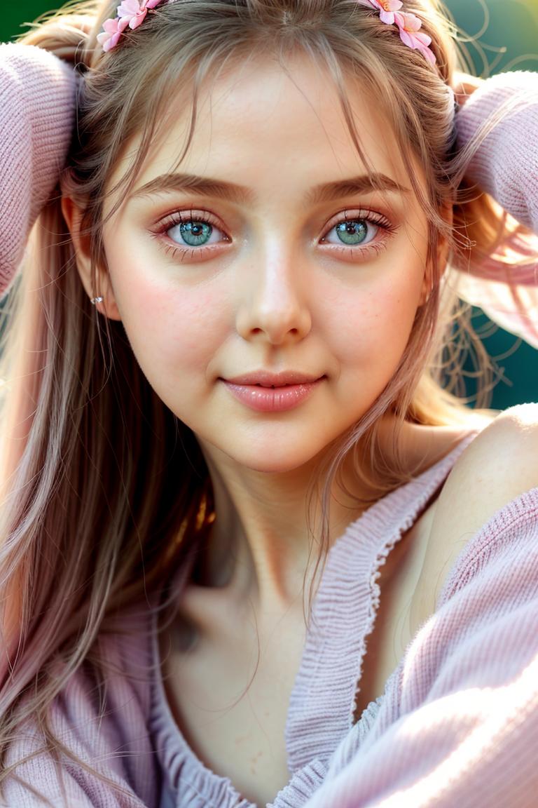 subtle beauty close up