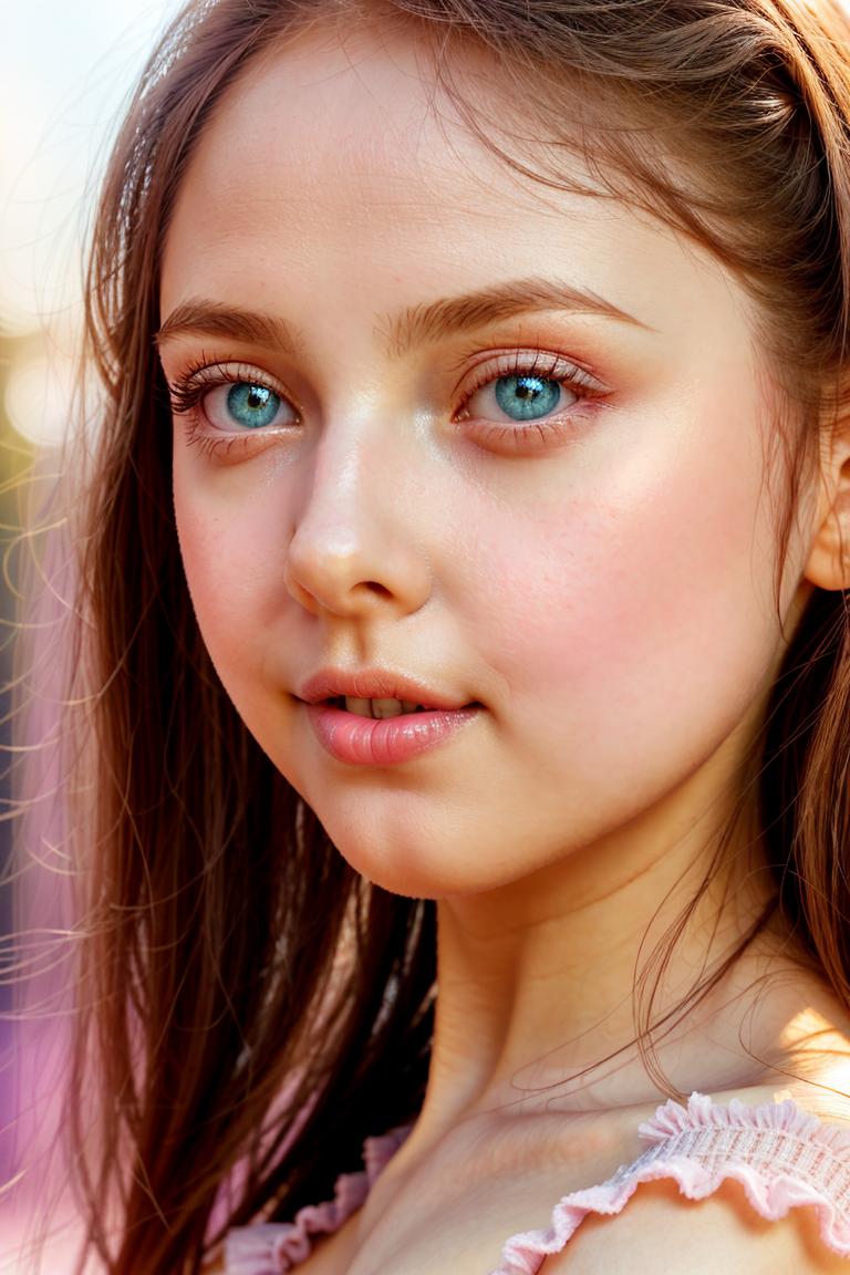 soft light female portrait