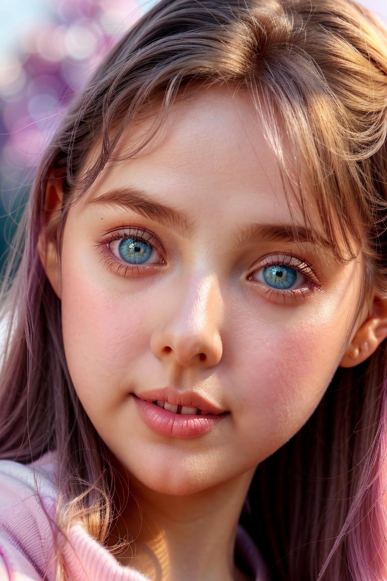 dreamy atmosphere girl photo