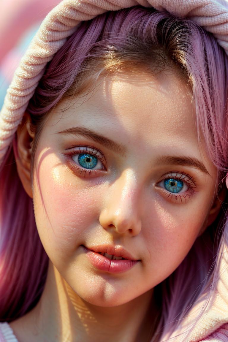 delicate tone emotional face