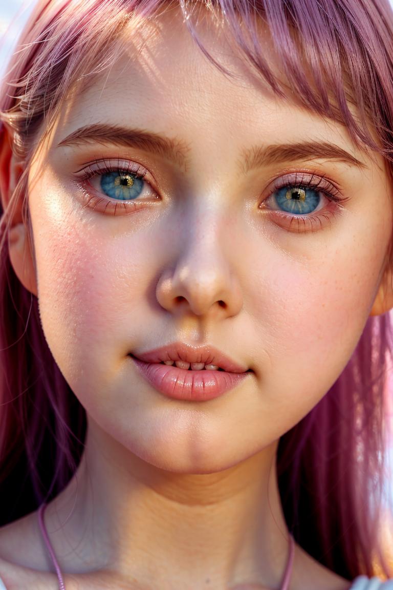 soft light female portrait