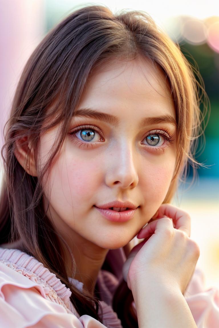 dreamy atmosphere girl photo