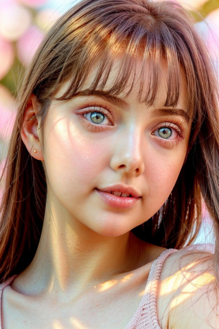 subtle beauty close up