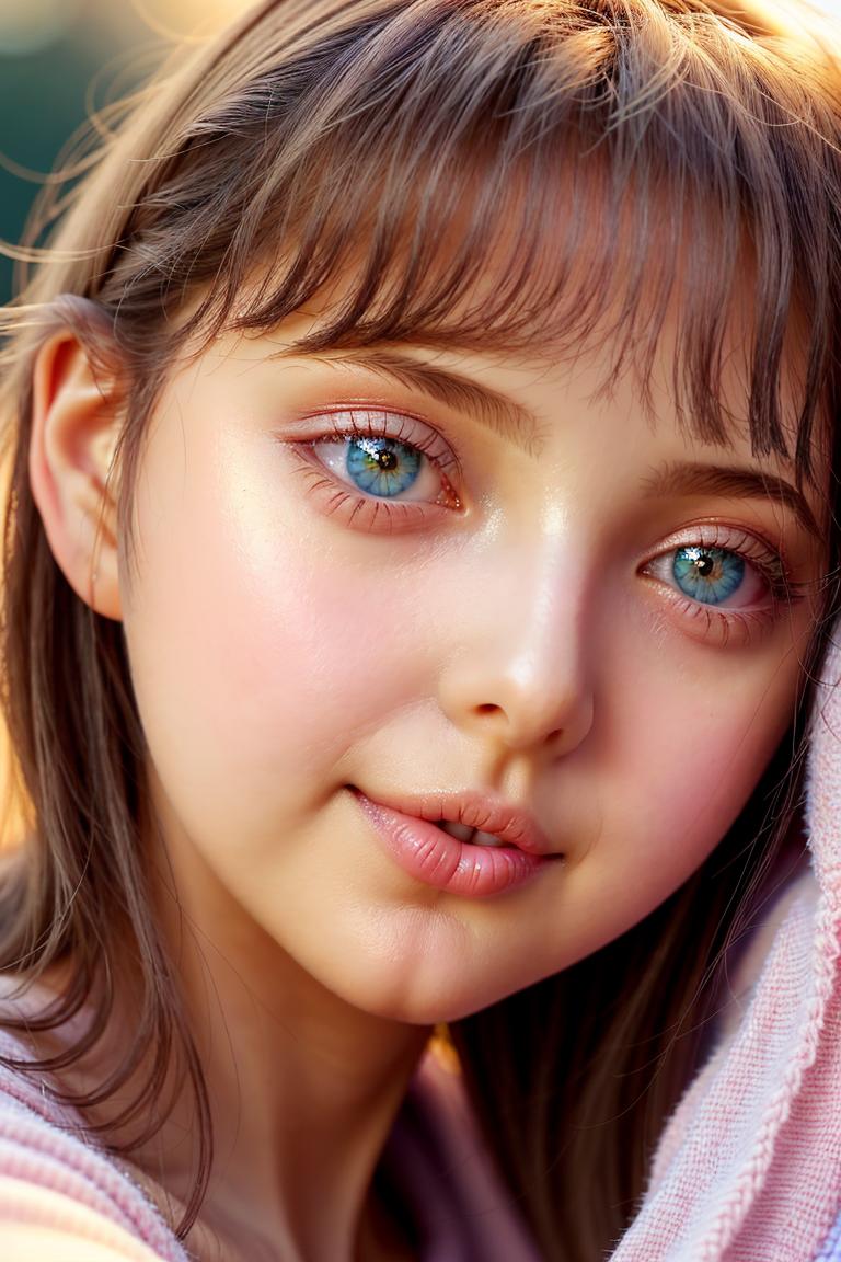 delicate tone emotional face