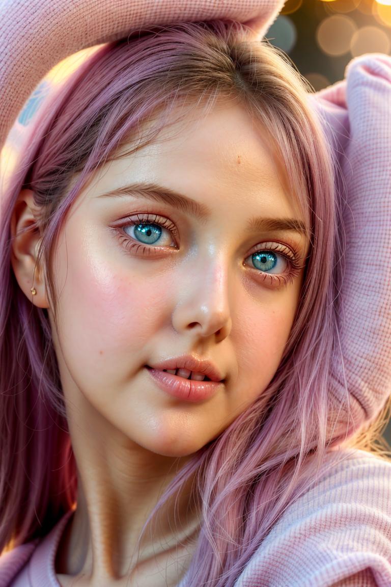 dreamy atmosphere girl photo