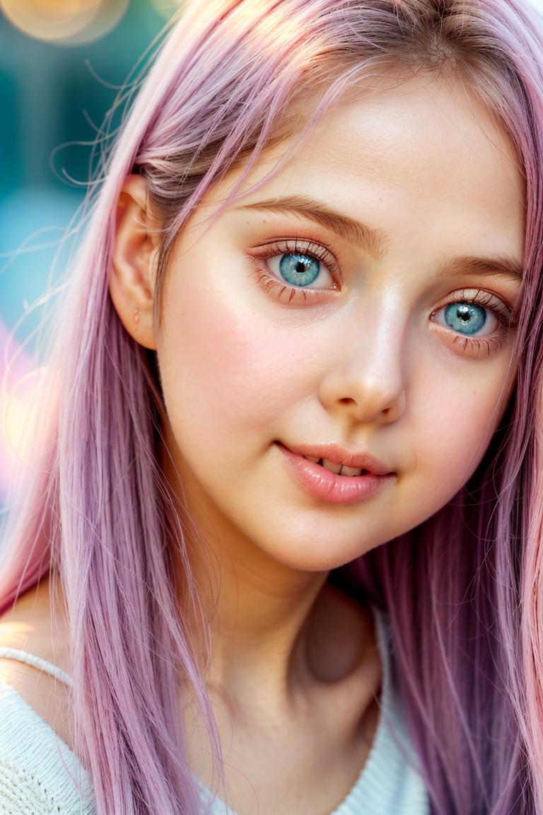 delicate tone emotional face