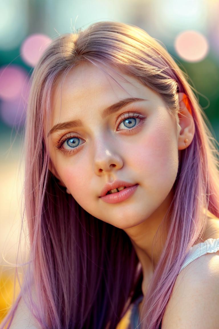 soft light female portrait