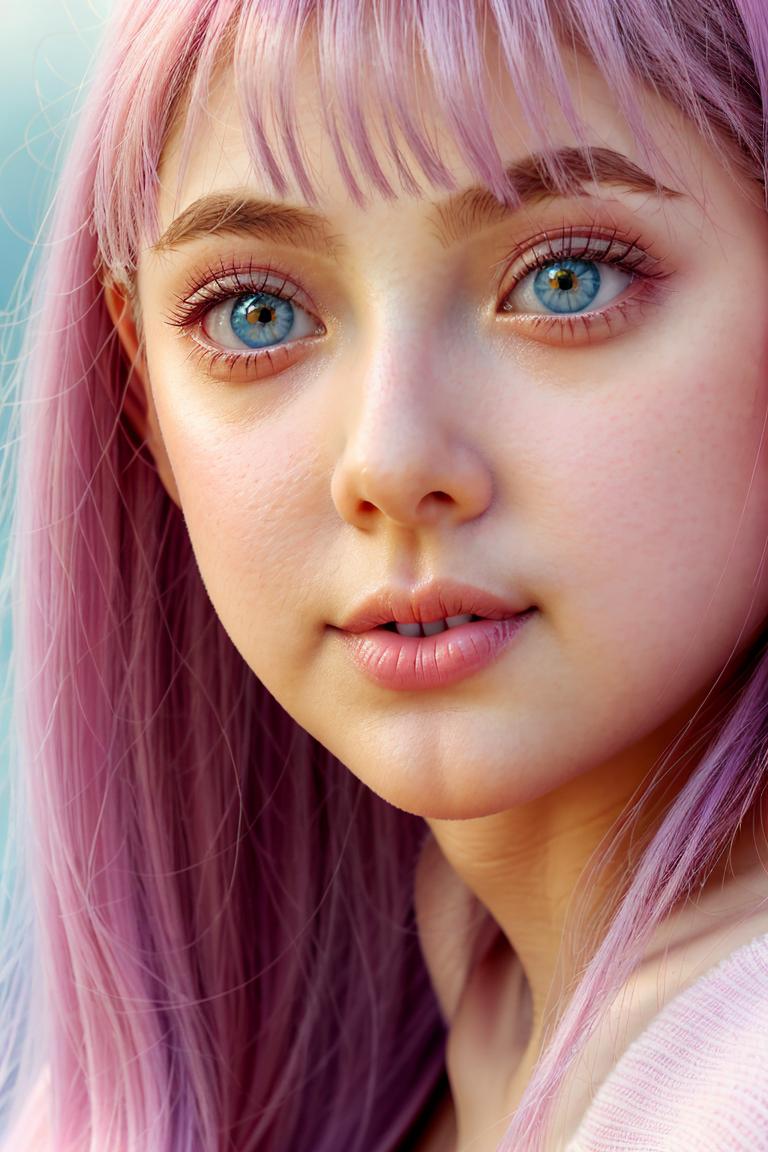 dreamy atmosphere girl photo