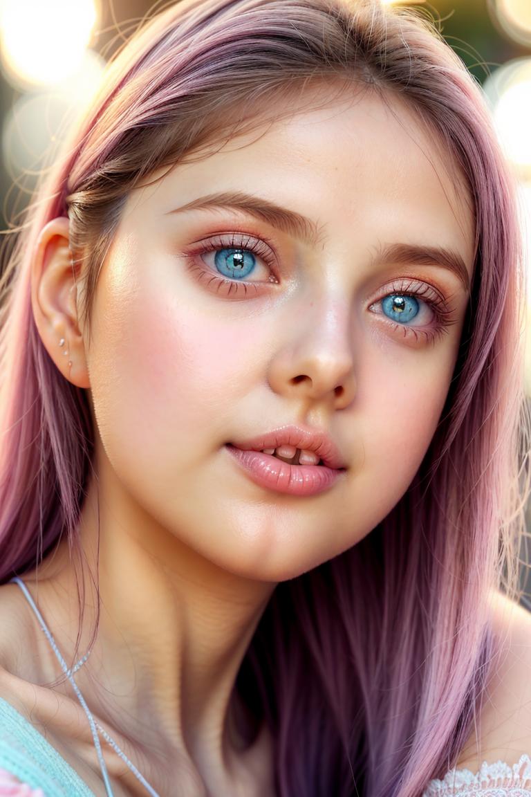 pastel tone soft woman shoot