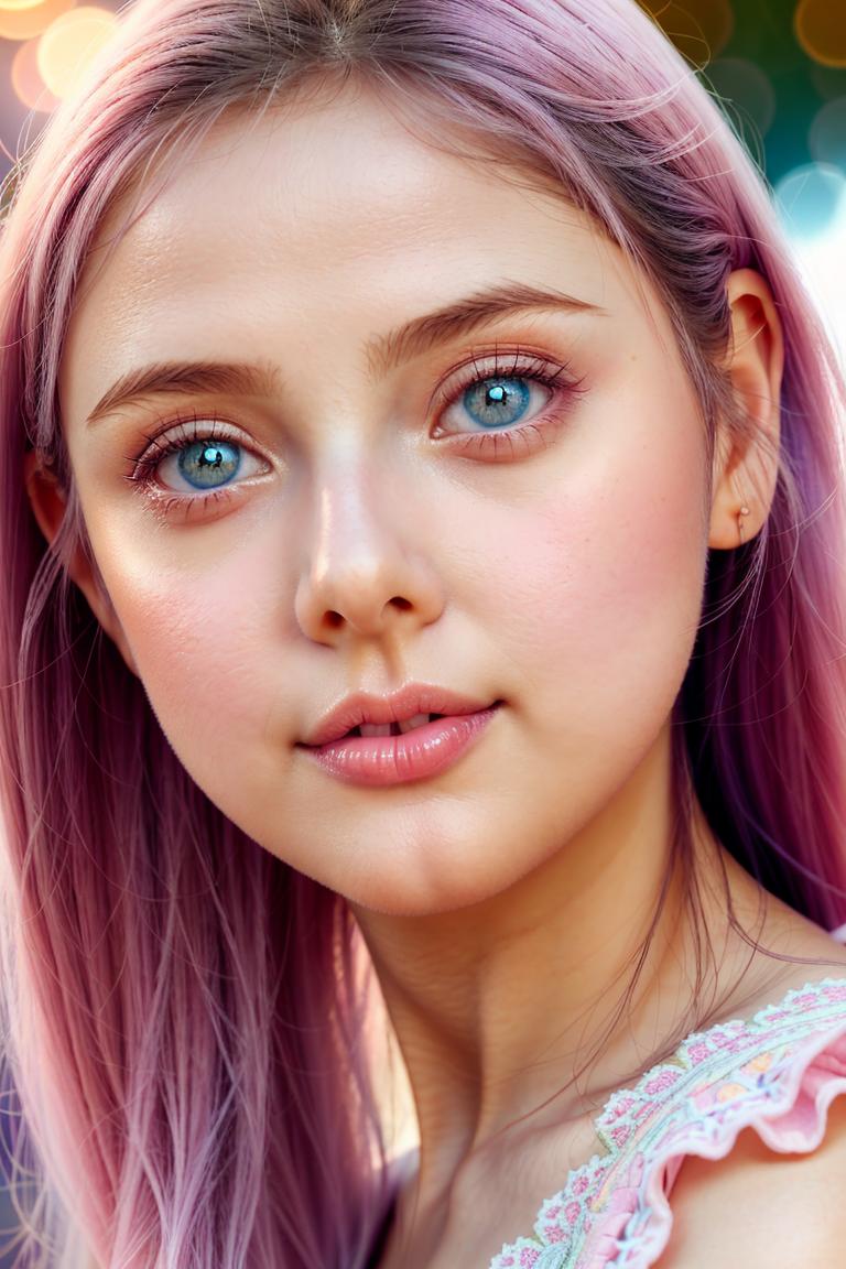 subtle beauty close up