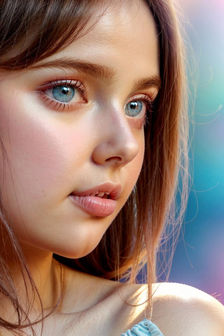 delicate tone emotional face