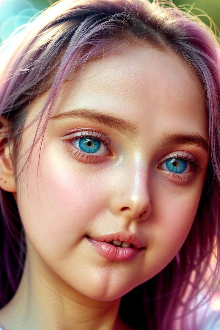 dreamy atmosphere girl photo