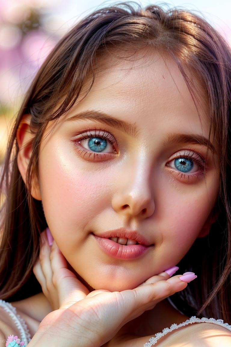 subtle beauty close up