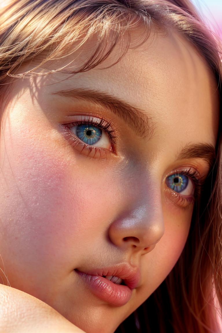 dreamy atmosphere girl photo