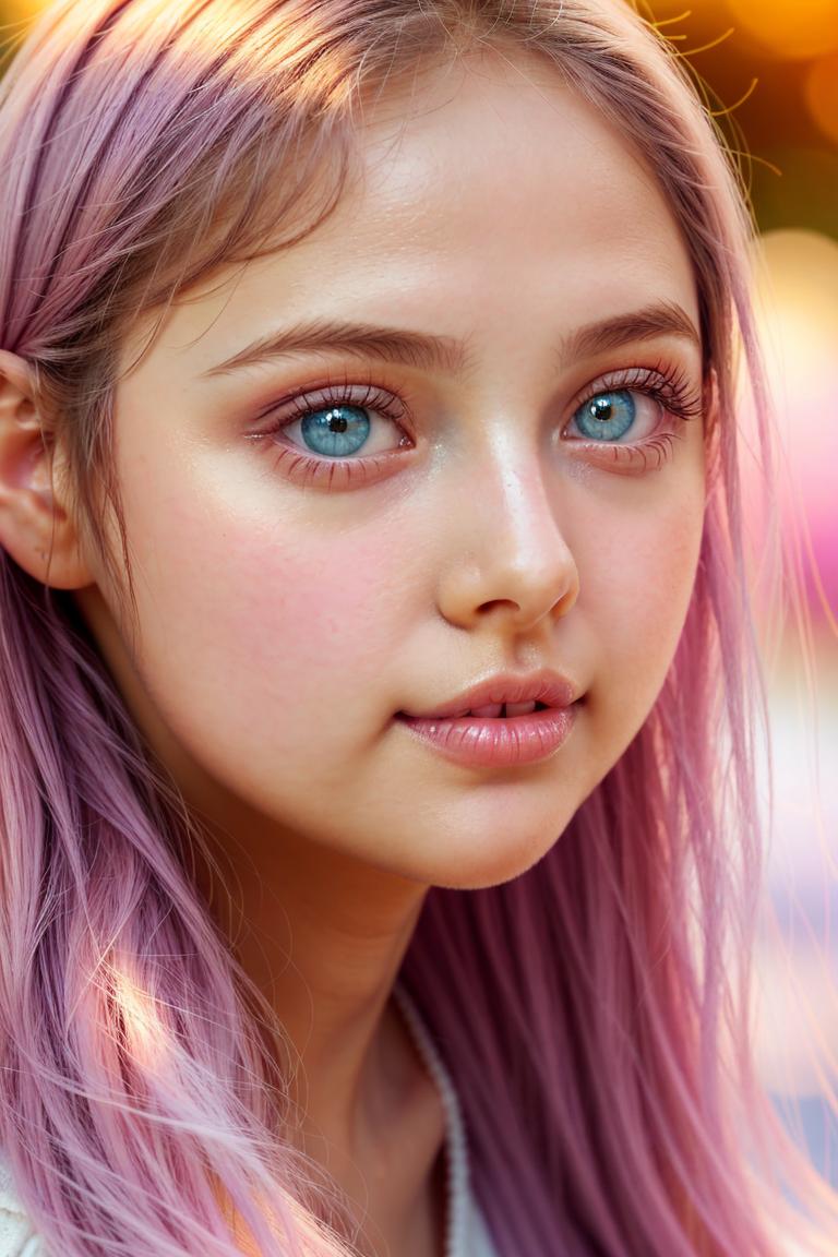 subtle beauty close up