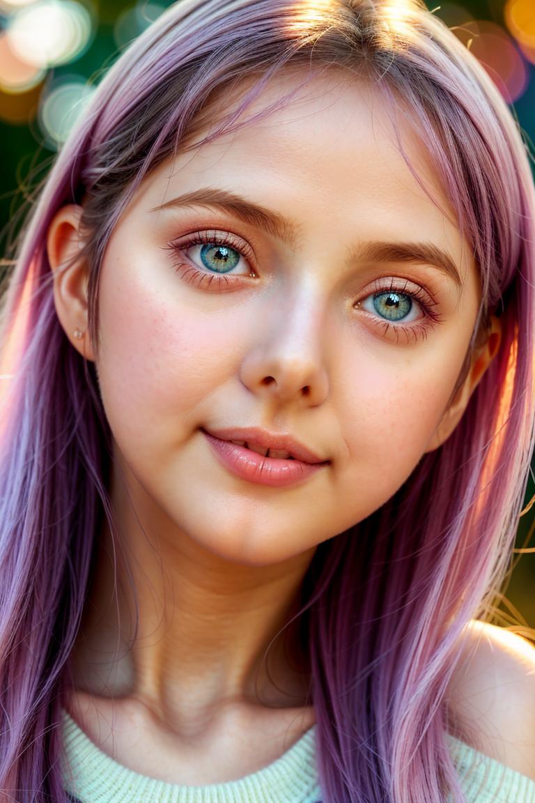 dreamy atmosphere girl photo