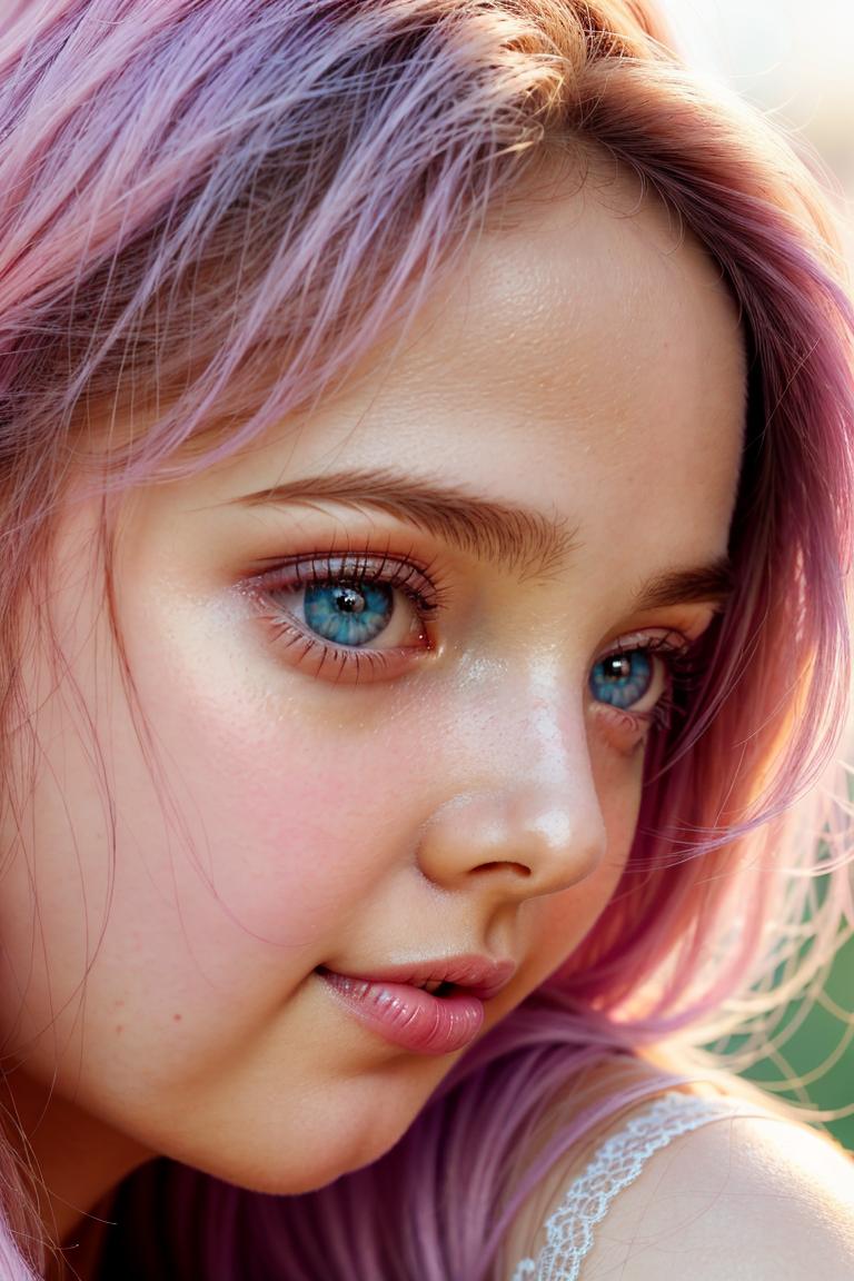 subtle beauty close up