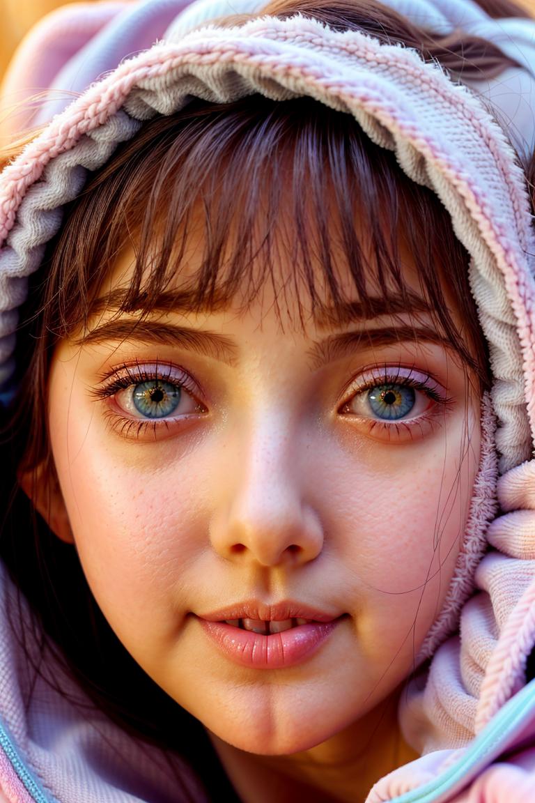 delicate tone emotional face