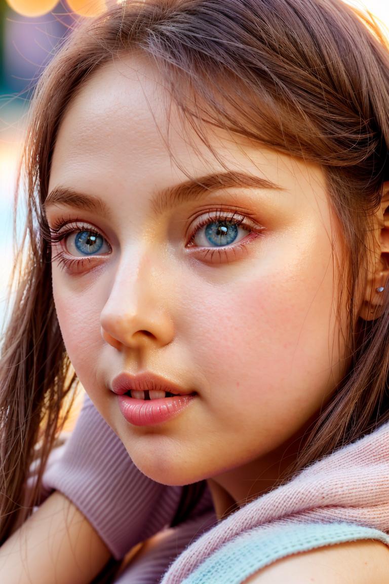 soft light female portrait