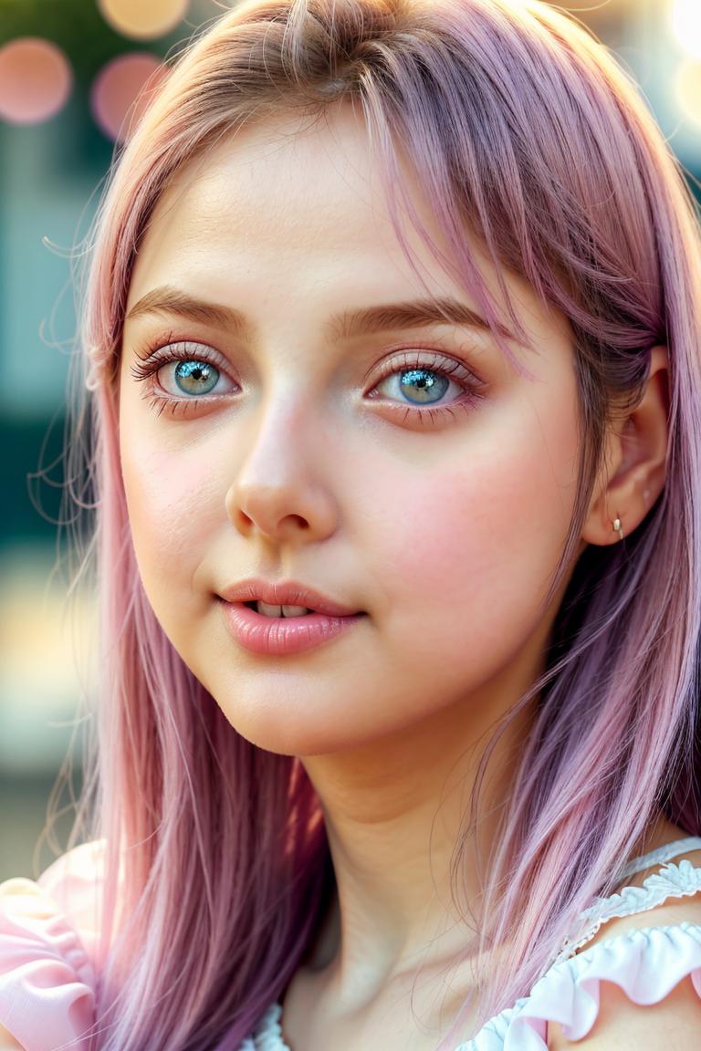 pastel tone soft woman shoot