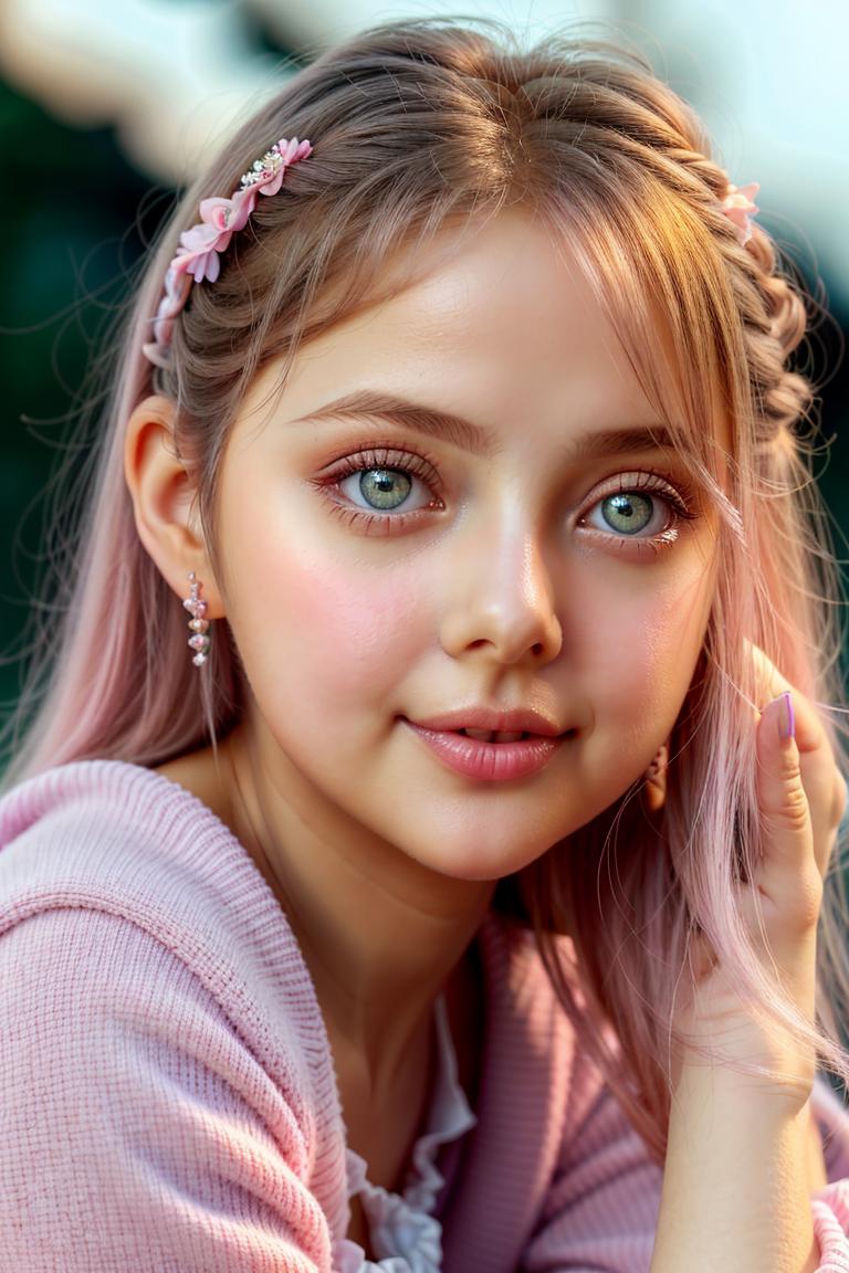 subtle beauty close up